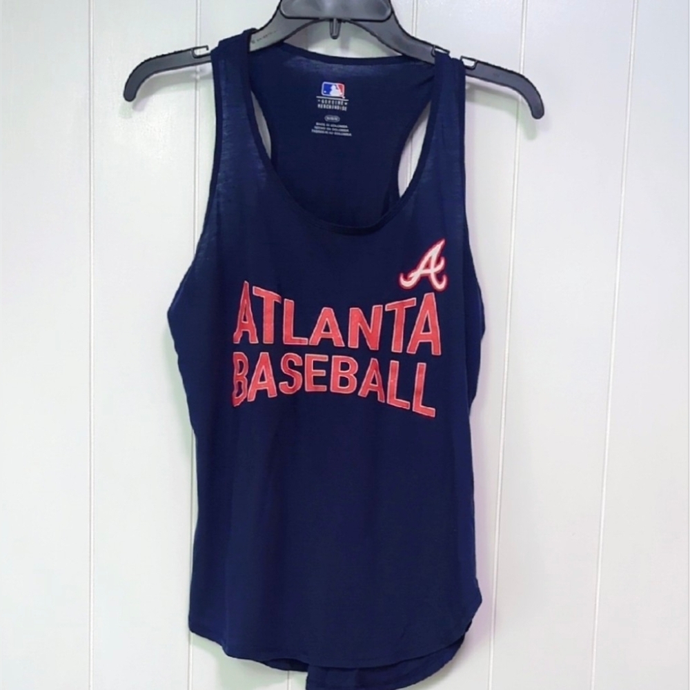 ❤️5/$25 Genuine Merchandise Navy and Red Tank Top